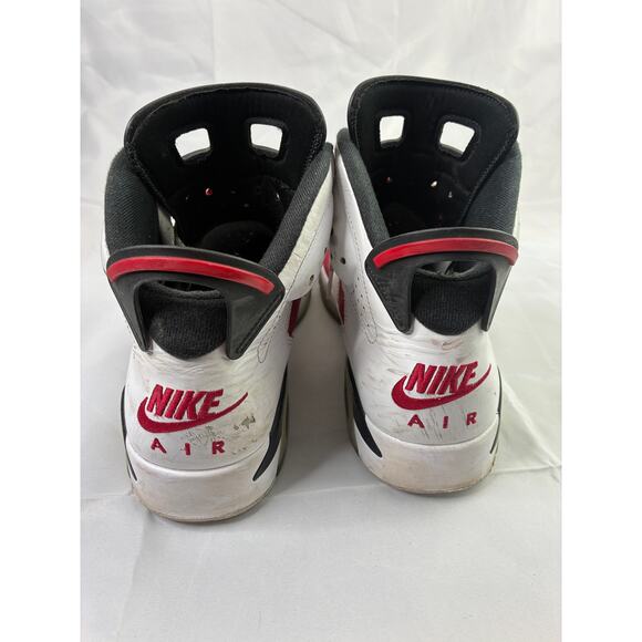 Air Jordan 6 Retro Carmine 2021 Mens Size 11 CT8529-106 White Black Basketball main image 8